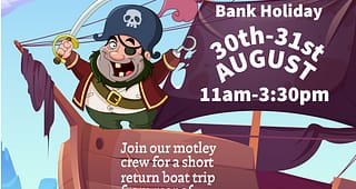 30-31 August the Pirates are taking over our boat in Uppermill